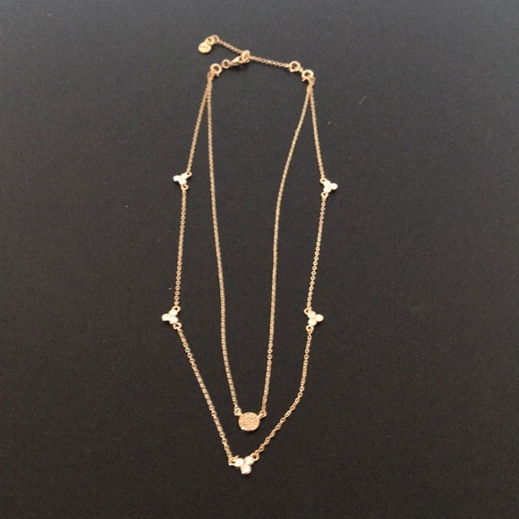 Chloe+Isabel Gold Circle Convertible Layering Necklace - Picture 2 of 5